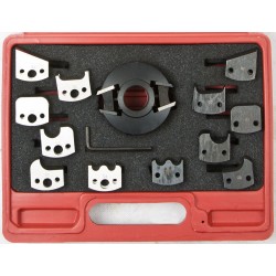 Router blade set, 30 mm, with counter blade